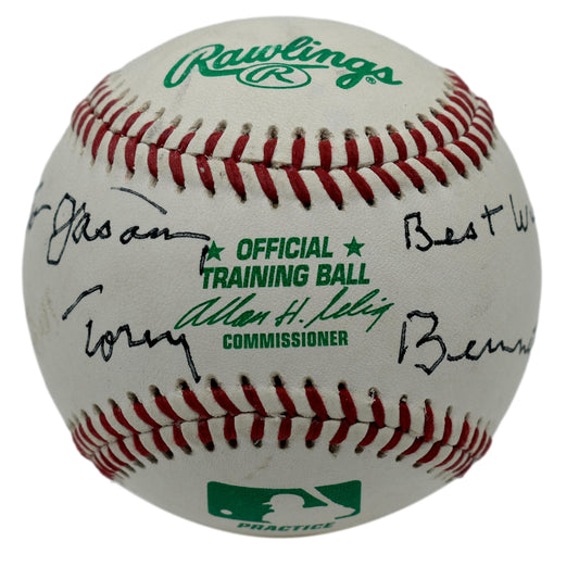 Tony Bennett Autographed/Signed Rawlings Official Training Baseball JSA 211842