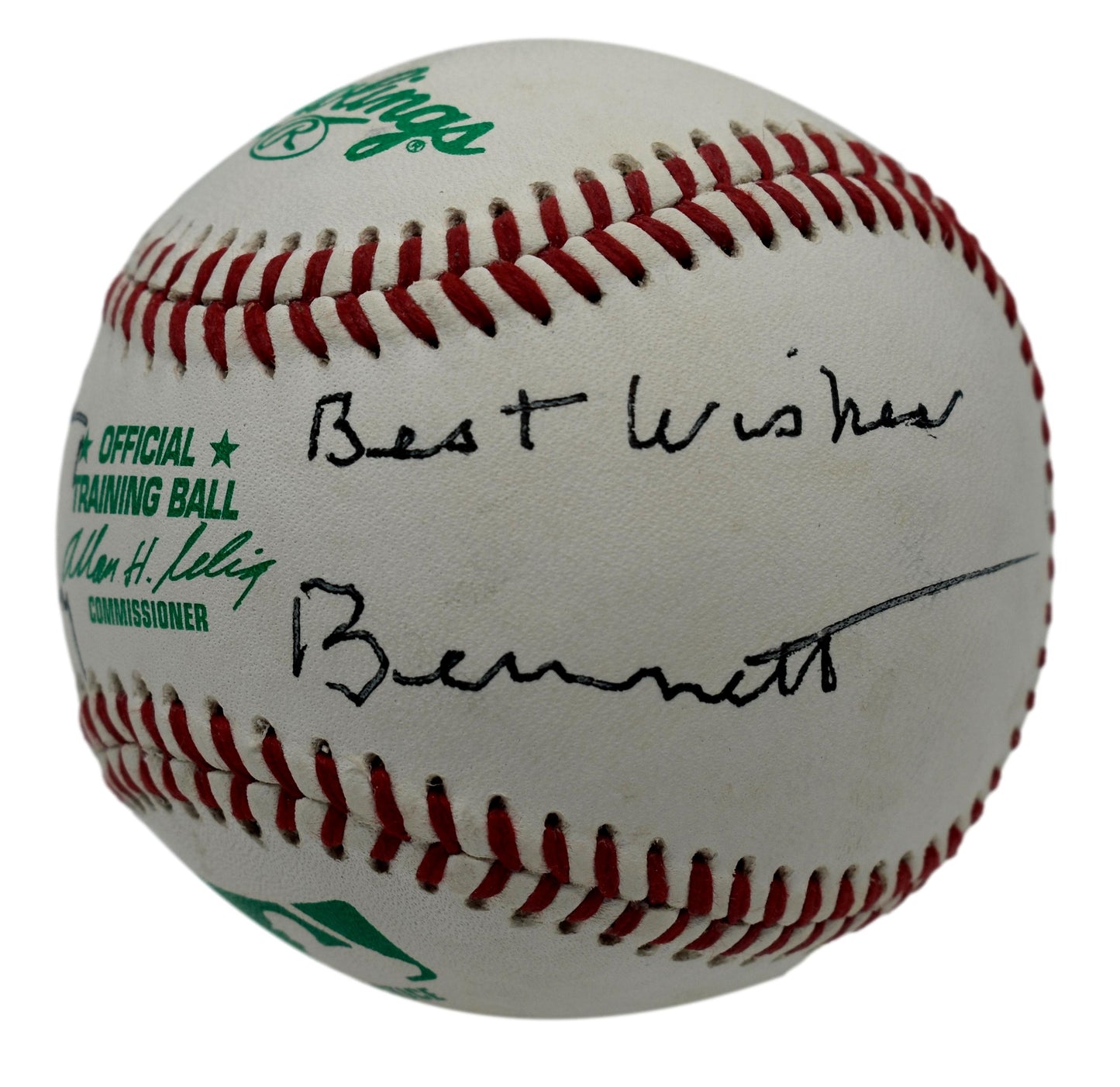 Tony Bennett Autographed/Signed Rawlings Official Training Baseball JSA 211842