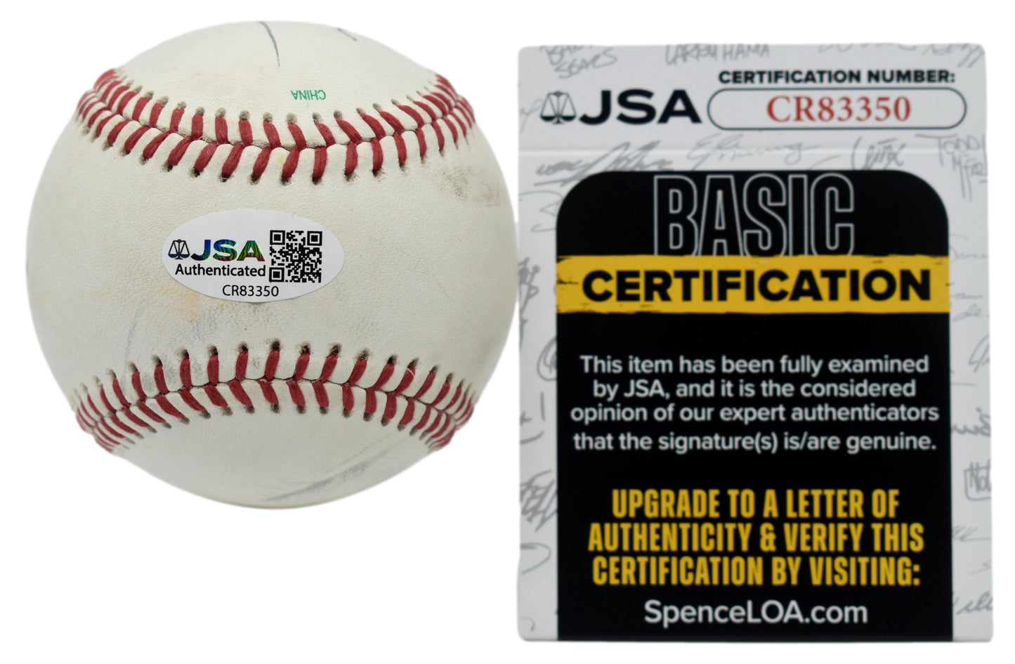 Tony Bennett Autographed/Signed Rawlings Official Training Baseball JSA 211842