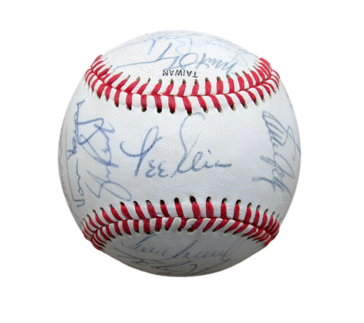 1987 Phillies Team Signed/Auto (27) Phillies Baseball Schmidt HOF PSA/DNA 196304