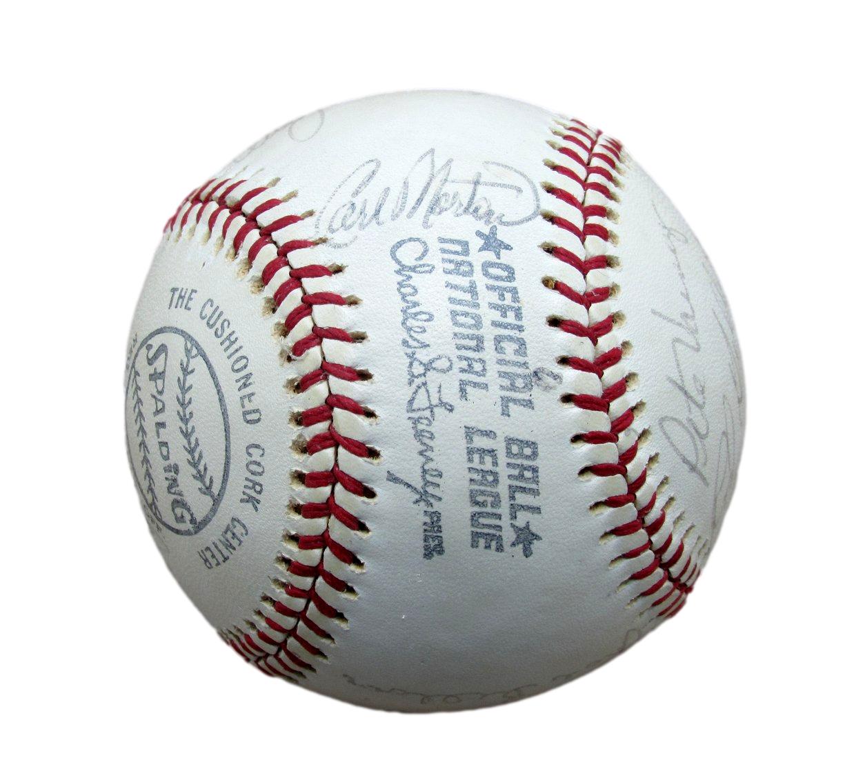 1976 Braves Team Signed/Autographed (18)ONL Baseball Niekro HOF  JSA 196306