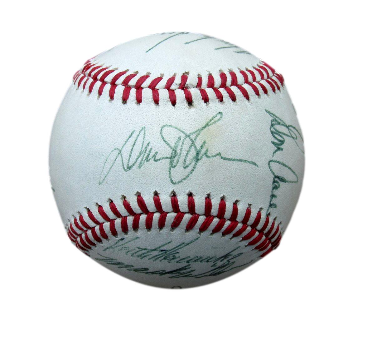 1989 Mets Team Signed/Autographed (13) OIL Baseball Johnson/Wilson JSA 196308
