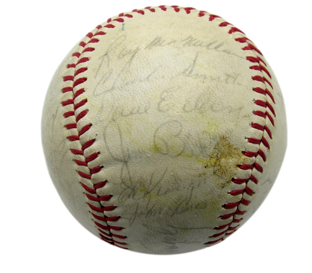 1965 Mets Team Signed/Auto (26) Mets Baseball Stengel HOF McGraw  PASS 196310