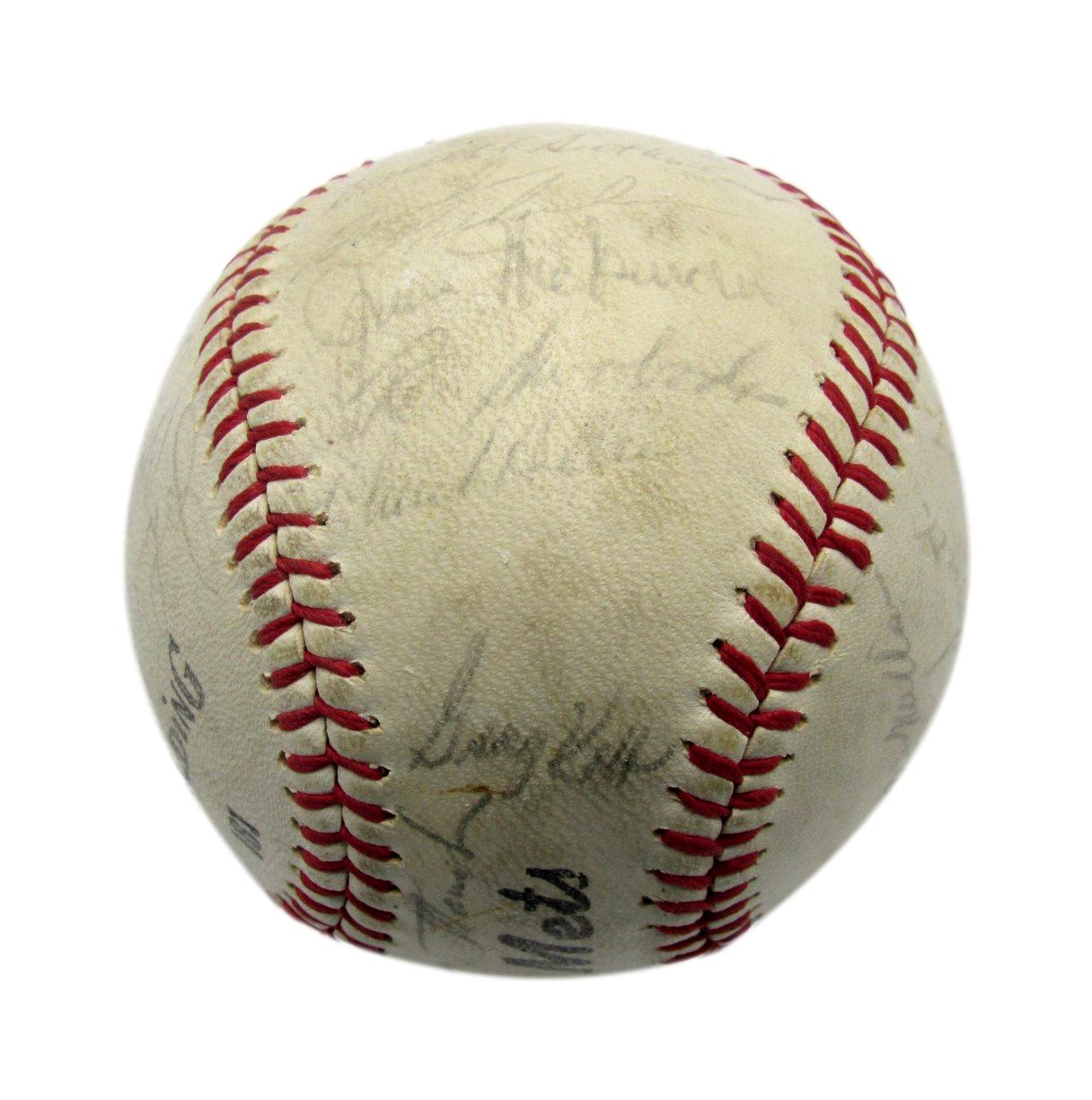 1965 Mets Team Signed/Auto (26) Mets Baseball Stengel HOF McGraw  PASS 196310