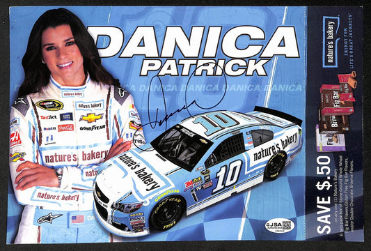 Danica Patrick Autographed/Signed 8x10 Photo NASCAR JSA BA210402