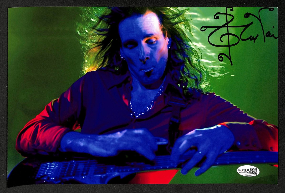 Steve Vai Autographed/Signed 8x10 Photo Whitesnake JSA BA210404