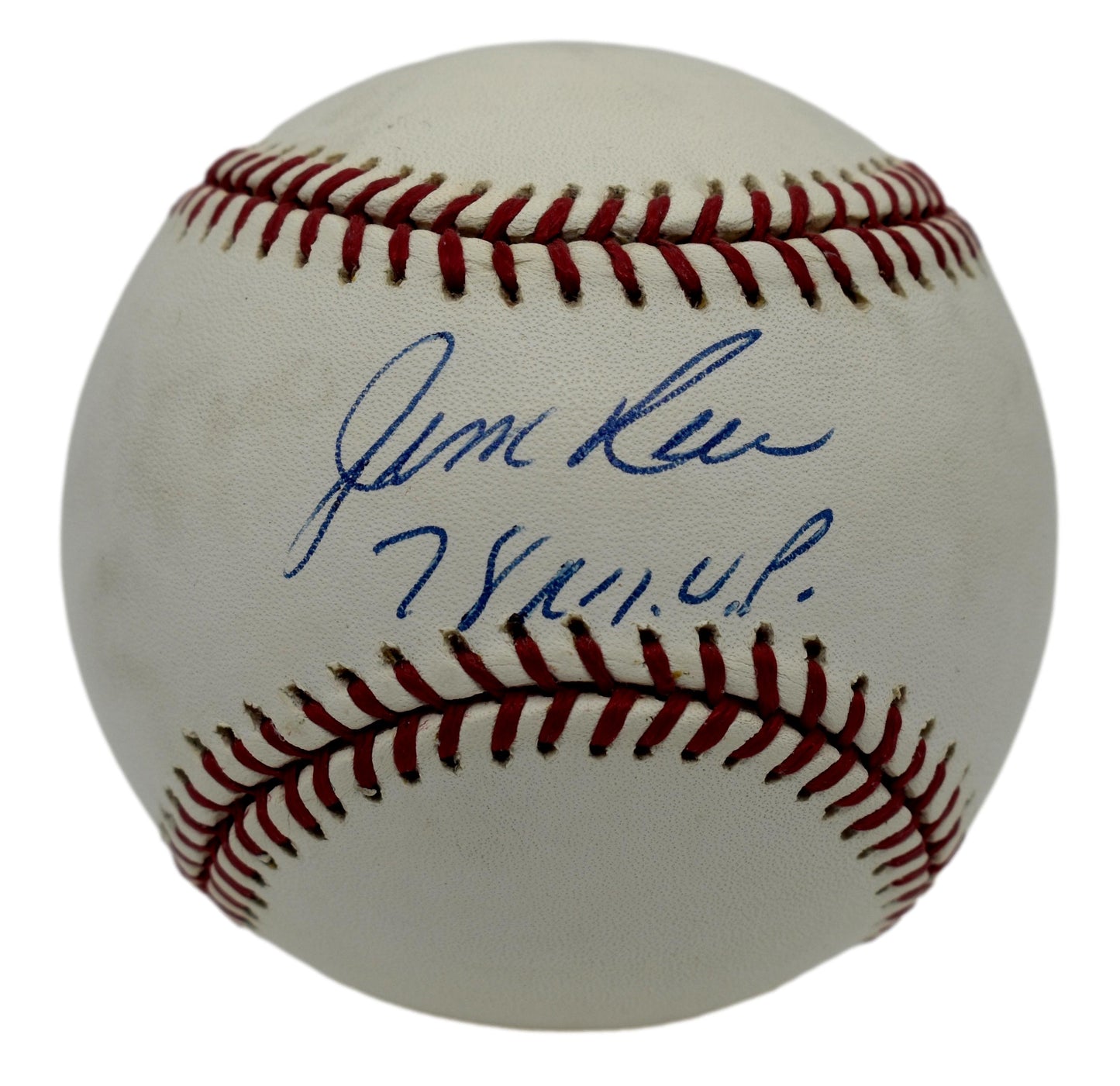 Jim Rice HOF Autographed/Signed w/ Insc Rawlings OML Baseball JSA 211850