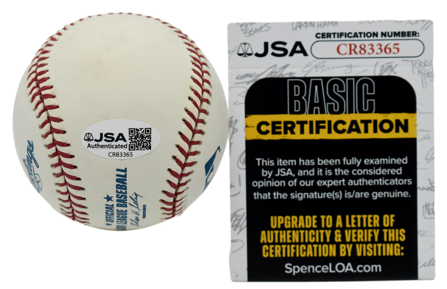 Jim Rice HOF Autographed/Signed w/ Insc Rawlings OML Baseball JSA 211850