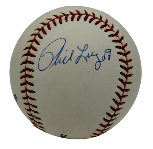Phil Linz Autographed/Signed Rawlings OML Baseball JSA 211856