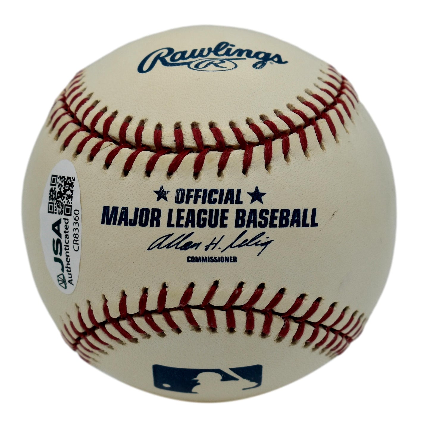 Phil Linz Autographed/Signed Rawlings OML Baseball JSA 211856