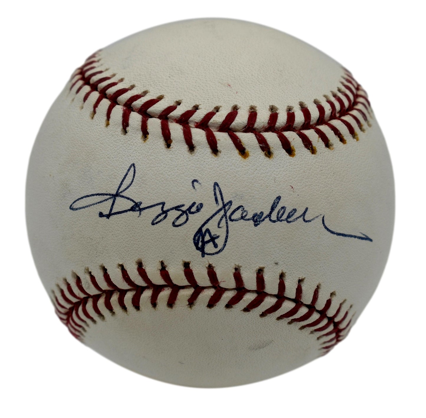 Reggie Jackson HOF Signed Rawlings Yankees 100th Anniversary Baseball JSA 211857