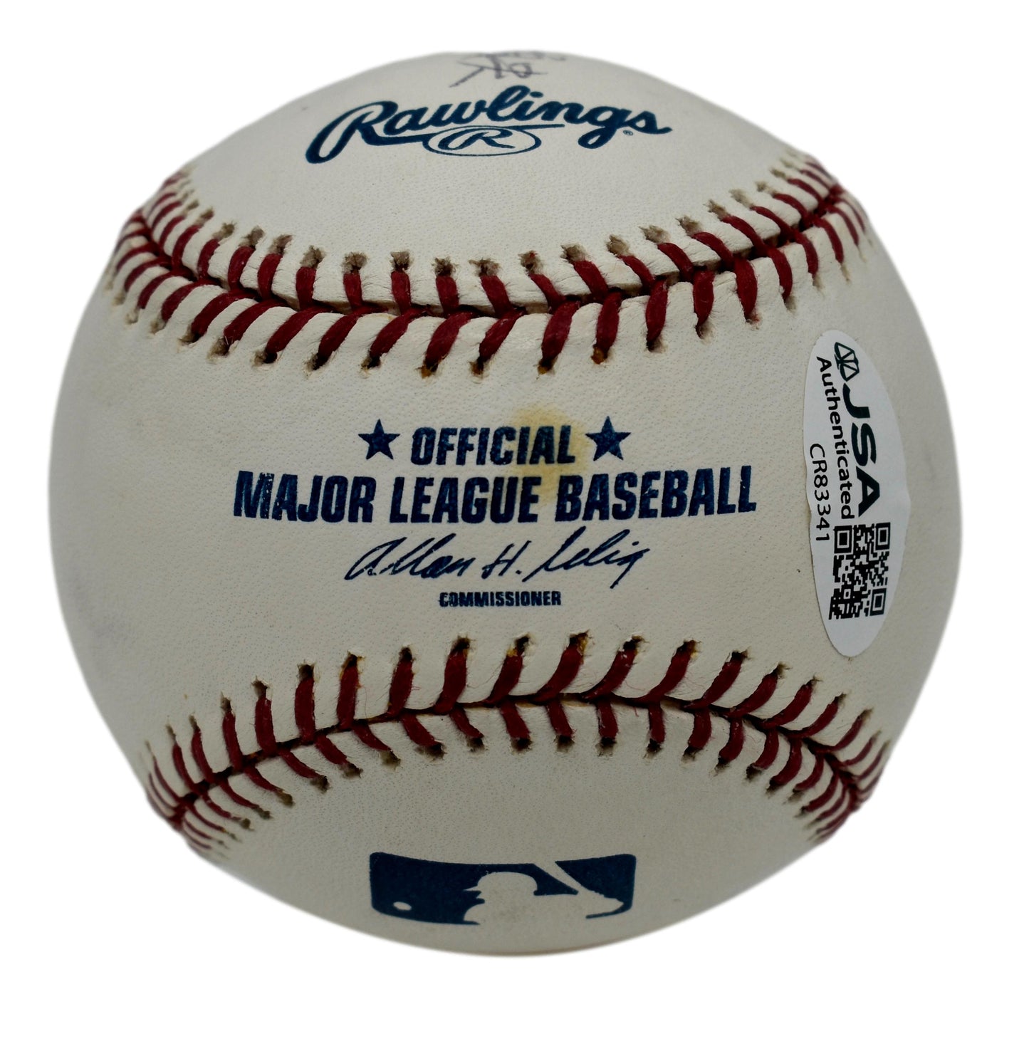 Kaz Matsui Autographed/Signed Japanese Auto Rawlings OML Baseball JSA 211860
