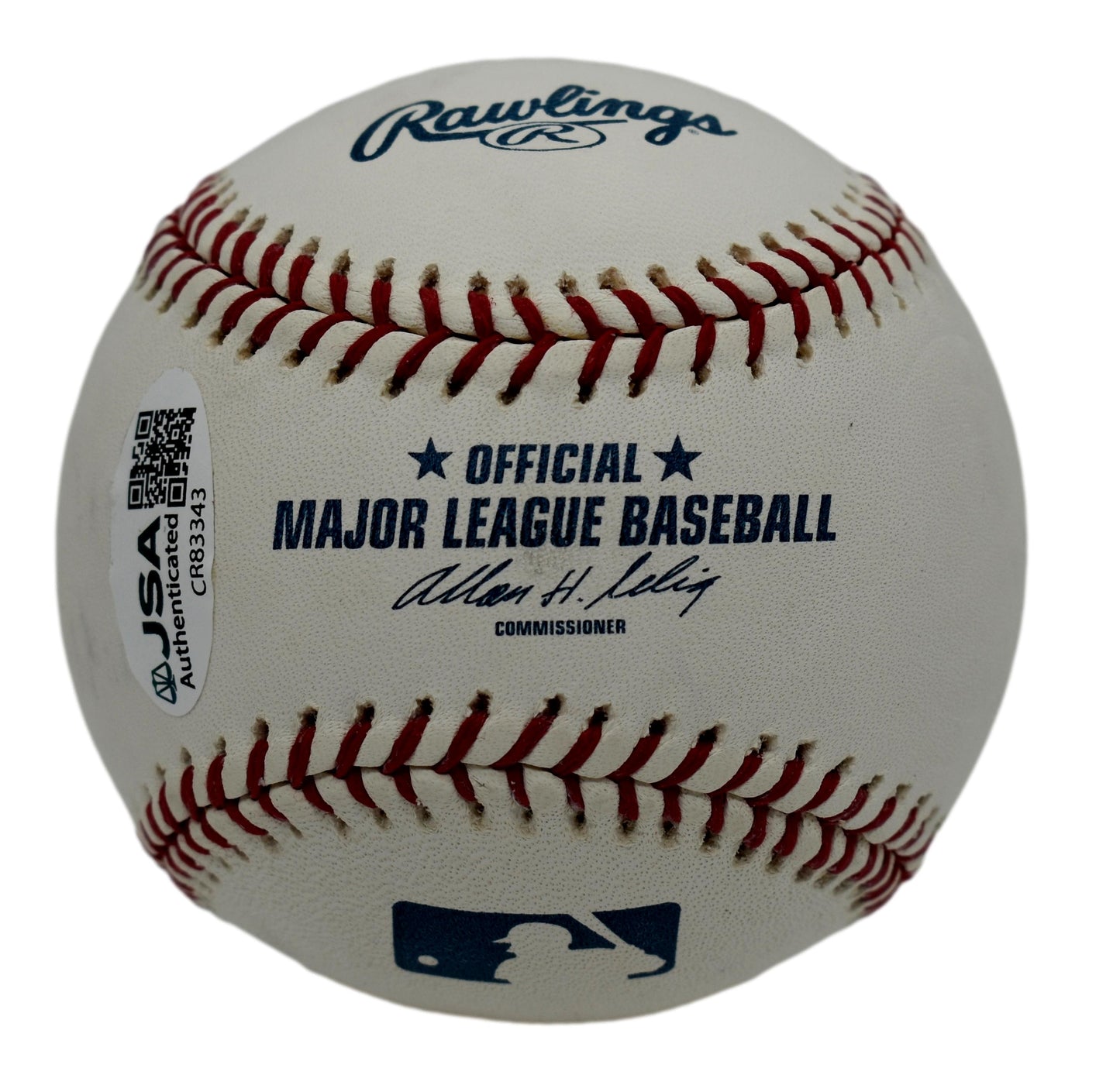 Ron Guidry Autographed/Signed Rawlings OML Baseball JSA 211861