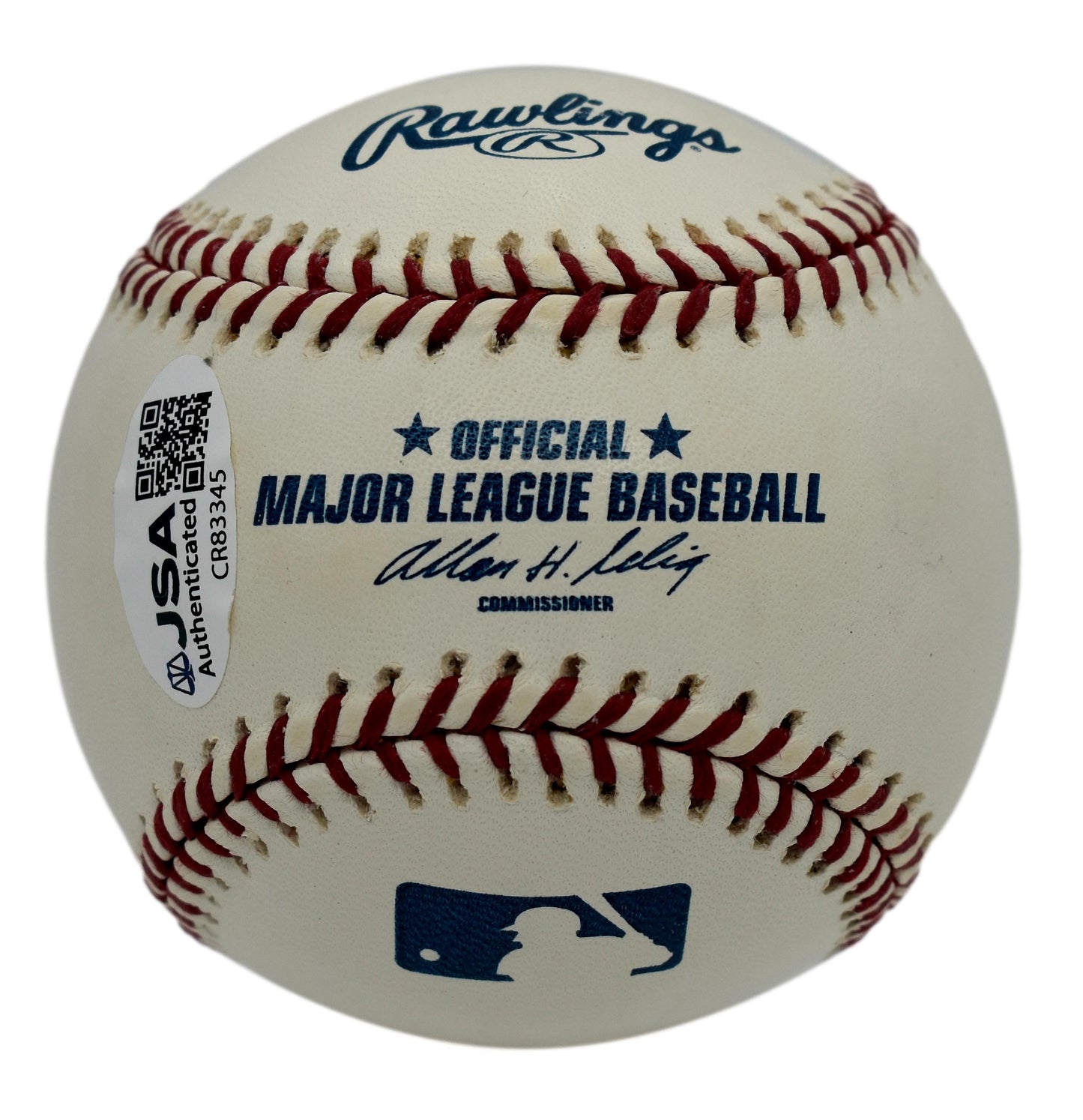 Jorge Posada Autographed/Signed Rawlings OML Baseball JSA 211864