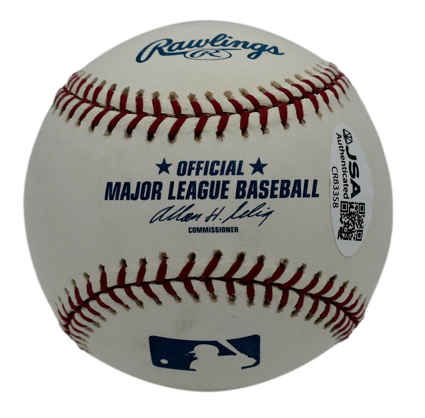 Joe Torre & Mel Stottlemyre HOF Autographed/Signed Rawlings OML Baseball JSA 867