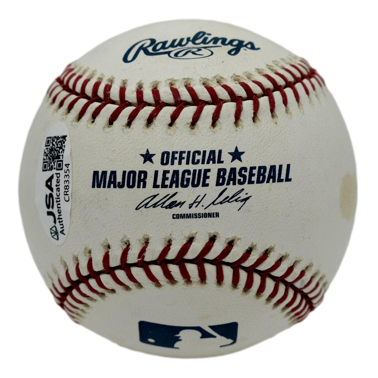 Mike Mussina HOF Autographed/Signed Rawlings OML Baseball JSA 211870