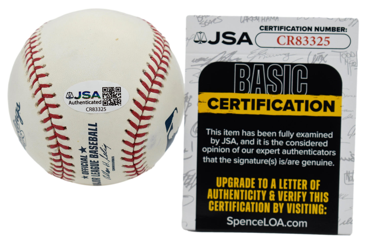 Mariano Rivera HOF Autographed/Signed Rawlings OML Baseball JSA 211875