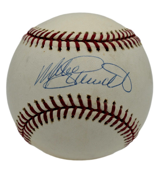 Mike Schmidt HOF Autographed/Signed Rawlings OML Baseball JSA 211876