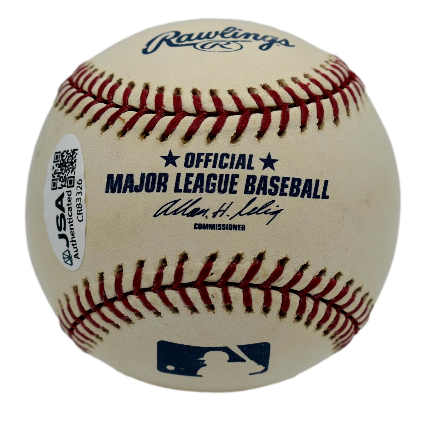 Mike Schmidt HOF Autographed/Signed Rawlings OML Baseball JSA 211876