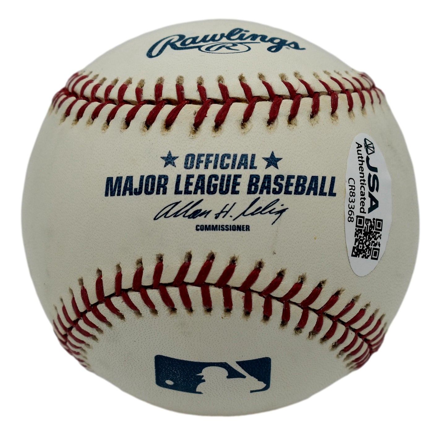 Mike Mussina HOF Autographed/Signed Rawlings OML Baseball JSA 211845