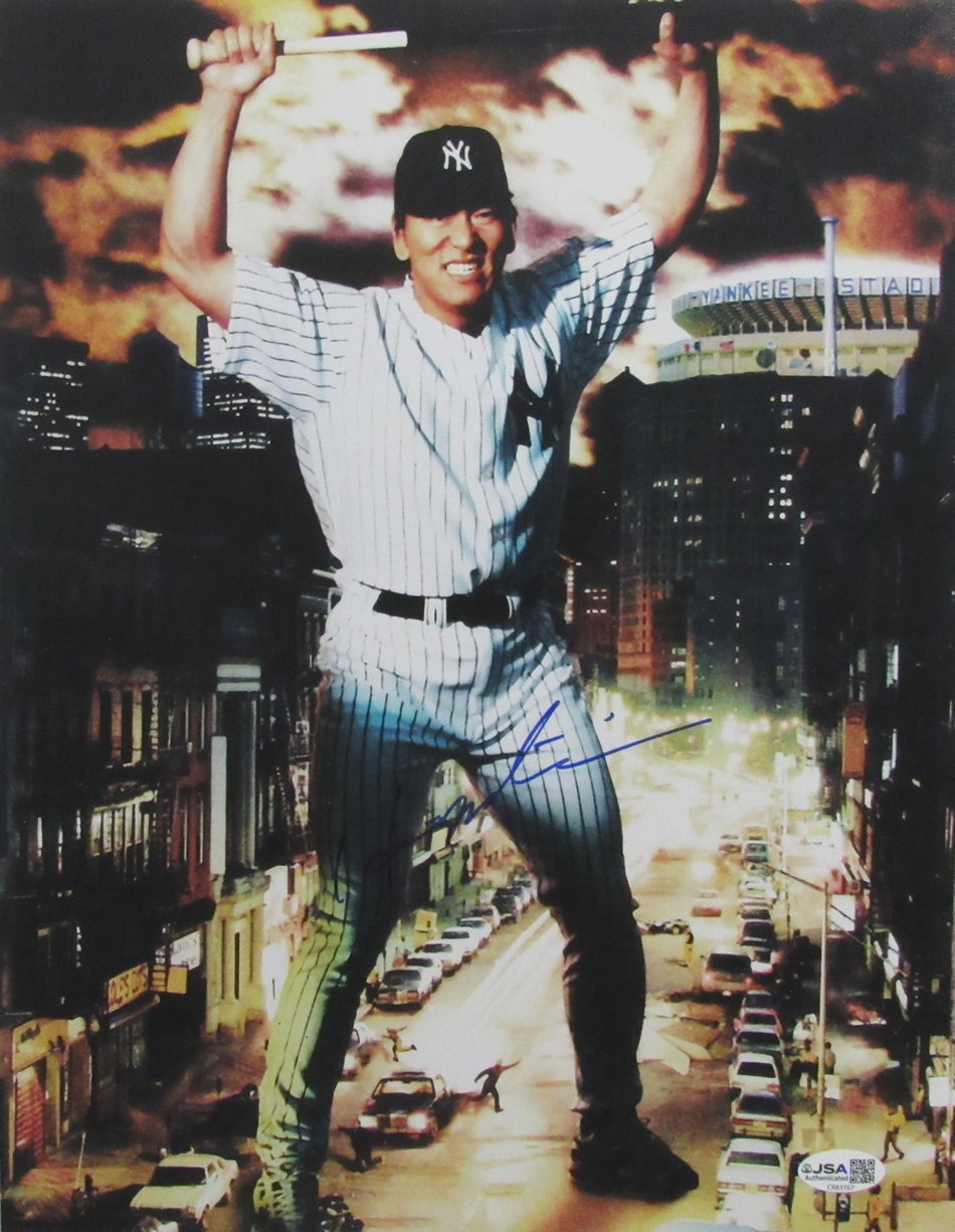 Hideki Matsui Autographed/Signed 11x14 Photo Yankees JSA 210102