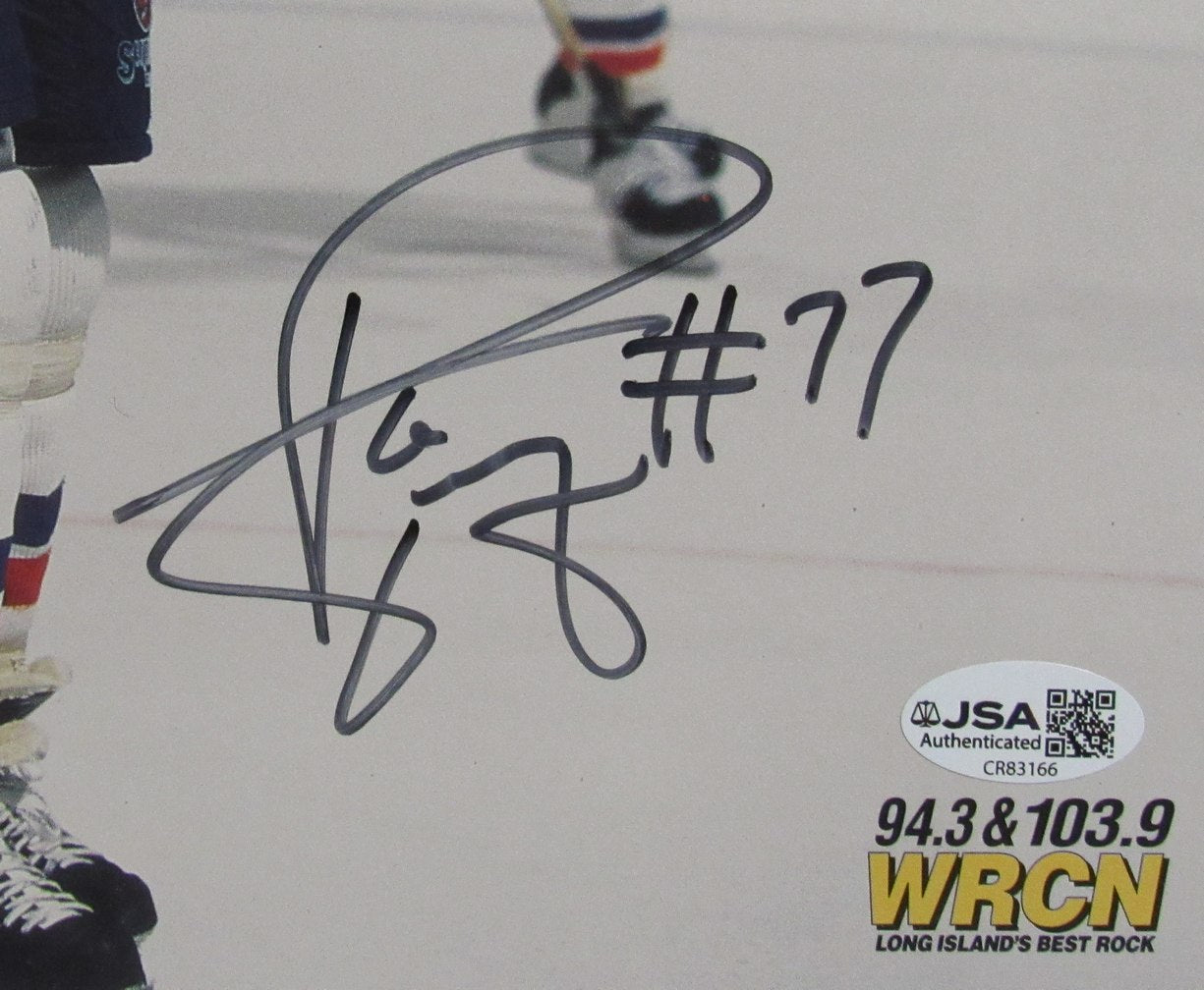 Pierre Turgeon HOF Autographed/Signed 11x14 Photo Sabres Islanders JSA 210103