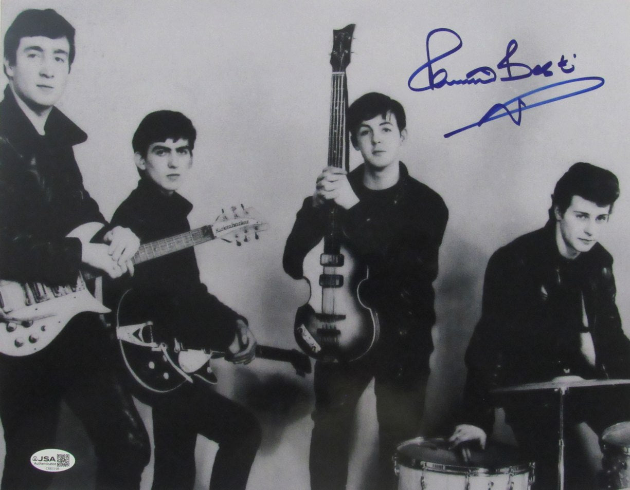 Pete Best Autographed/Signed 11x14 Photo Beatles JSA 210108