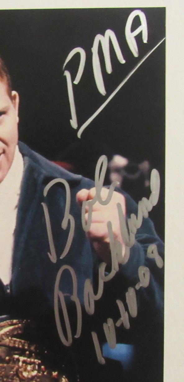 Bob Backlund Autographed/Signed 11x14 Photo WWF WWE JSA 210113