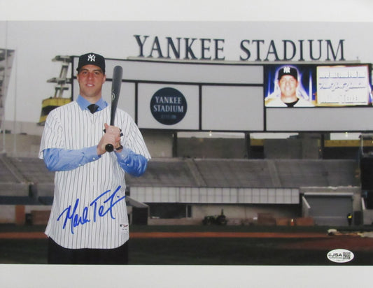 Mark Teixeira Autographed/Signed 11x14 Photo Yankees JSA 210115