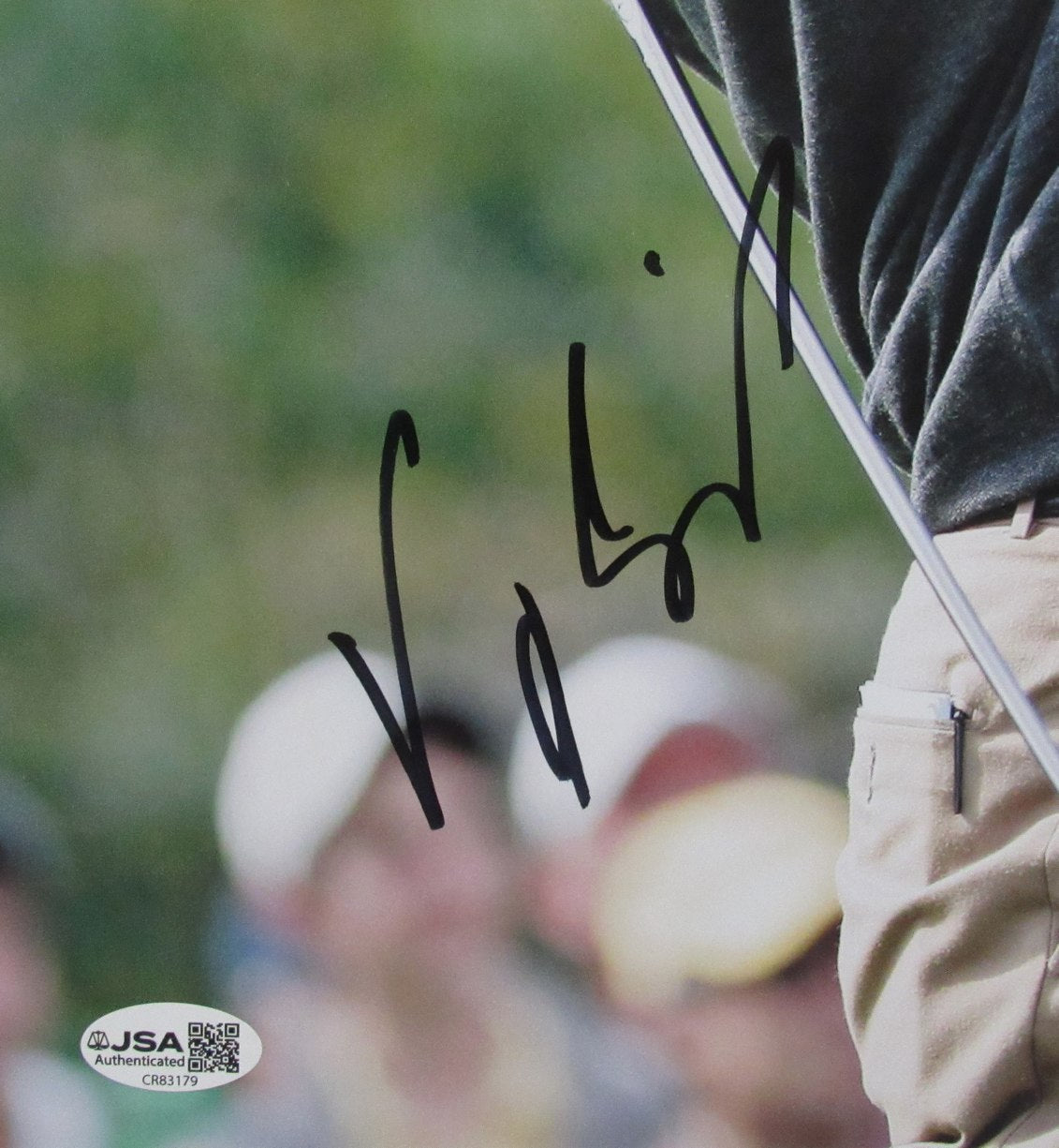 Vijay Singh Autographed/Signed 11x14 Photo PGA Golf JSA 210116