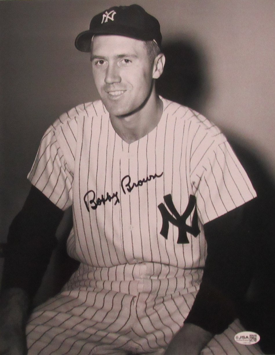 Bobby Brown Autographed/Signed 11x14 Photo Yankees JSA 210120