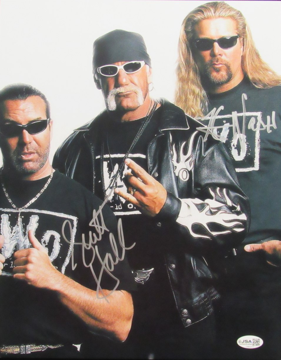 Kevin Nash & Scott Hall Autographed/Signed 11x14 Photo WWF WCW NOW JSA 210130