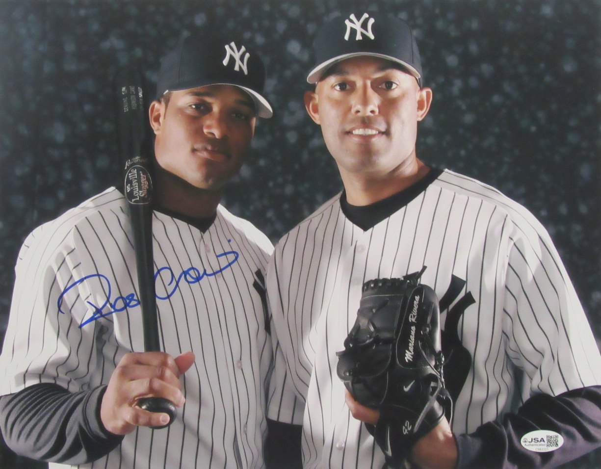 Robinson Cano Autographed/Signed 11x14 Photo Yankees JSA 210133