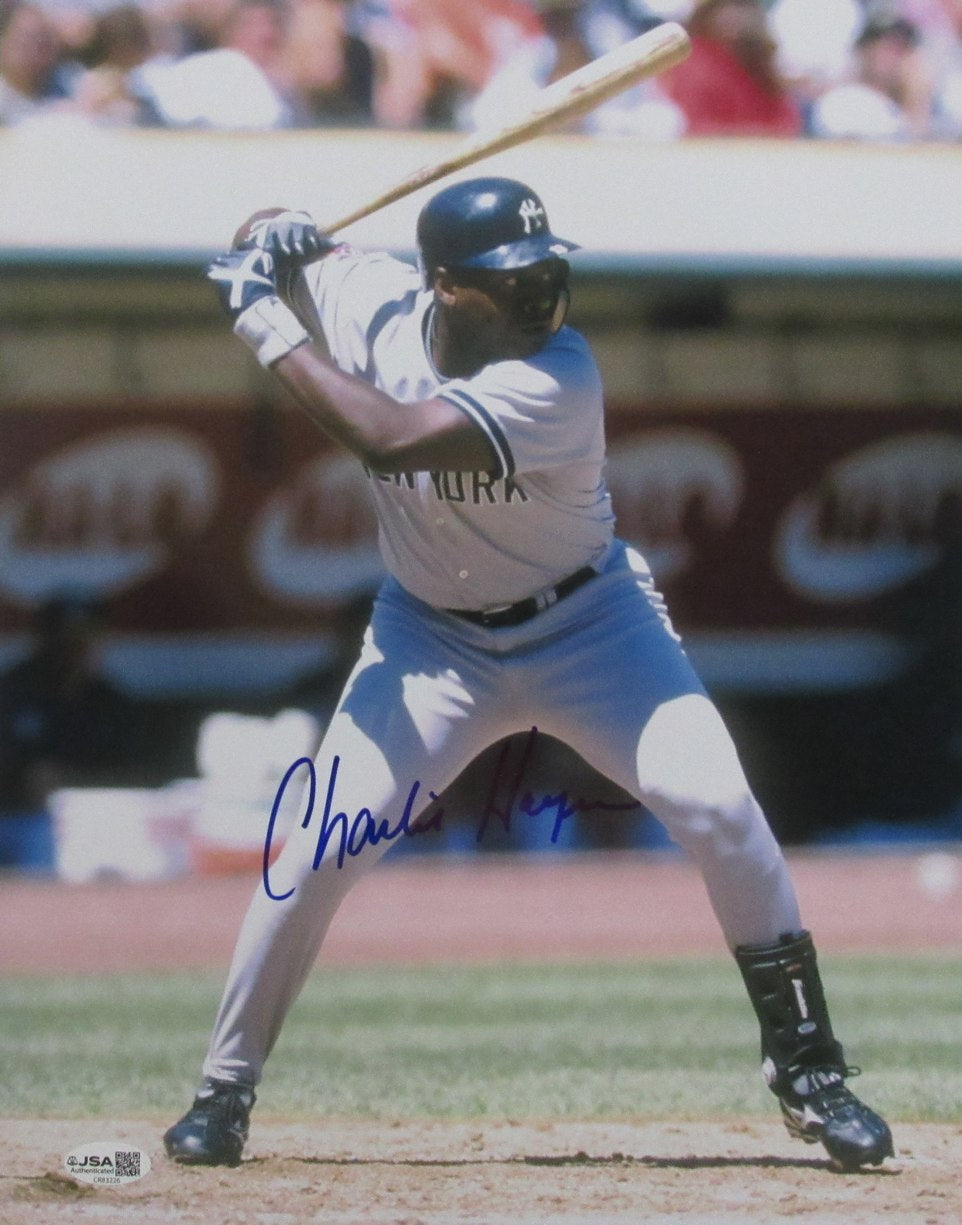 Charlie Hayes Autographed/Signed 11x14 Photo Yankees JSA 210138