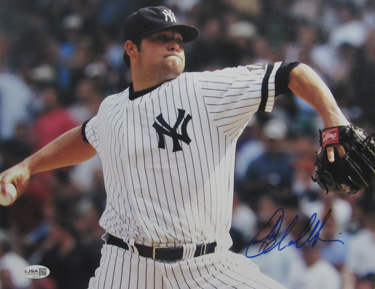 Joba Chamberlain Autographed/Signed 11x14 Photo Yankees JSA 210101