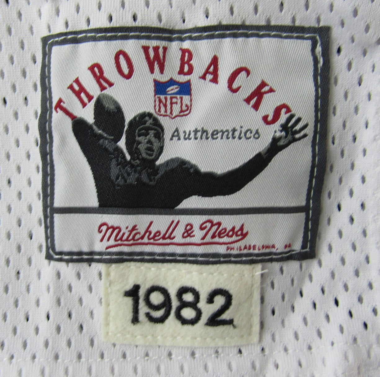 John Riggins HOF Signed/Ins White Mitchell & Ness Football Jersey Redskins JSA7