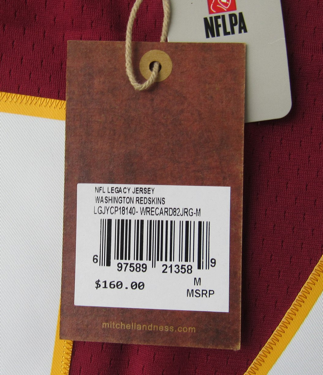 John Riggins HOF Signed/Ins Maroon Mitchell & Ness Football Jersey Redskins JSA4