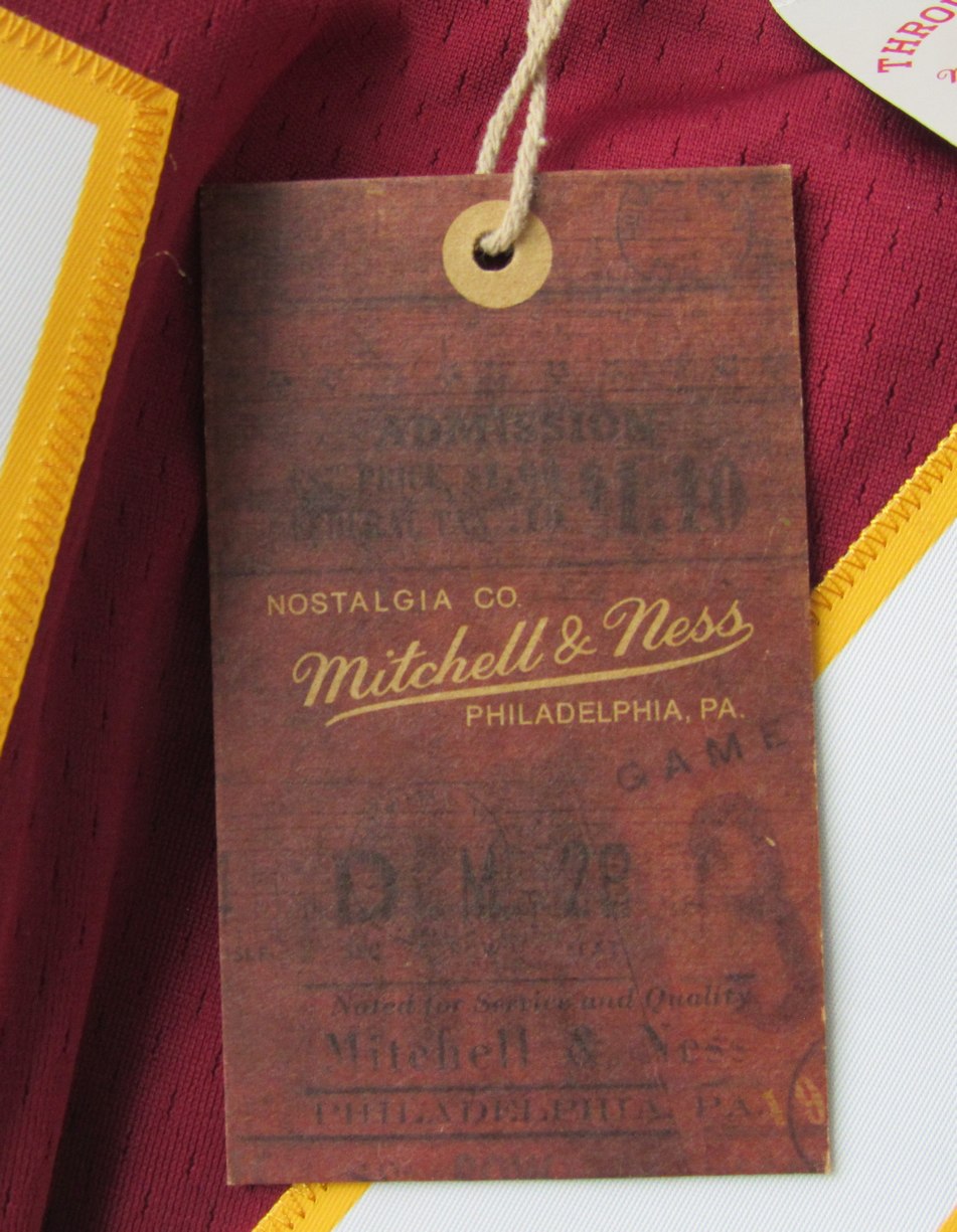 John Riggins HOF Signed/Ins Maroon Mitchell & Ness Football Jersey Redskins JSA2