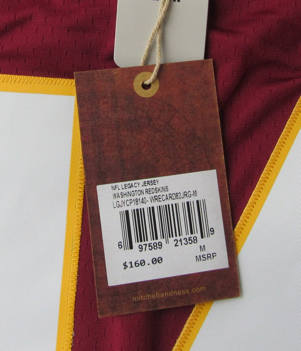 John Riggins HOF Signed/Insc Maroon Mitchell & Ness Football Jersey Redskins JSA