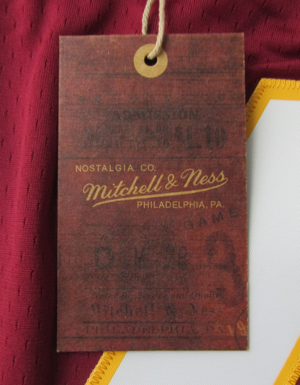 John Riggins HOF Signed/Insc Maroon Mitchell & Ness Football Jersey Redskins JSA