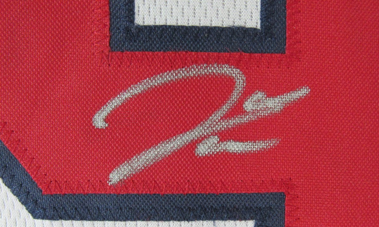 James Wood Signed/Auto White Custom Baseball Jersey Nationals Beckett 211011