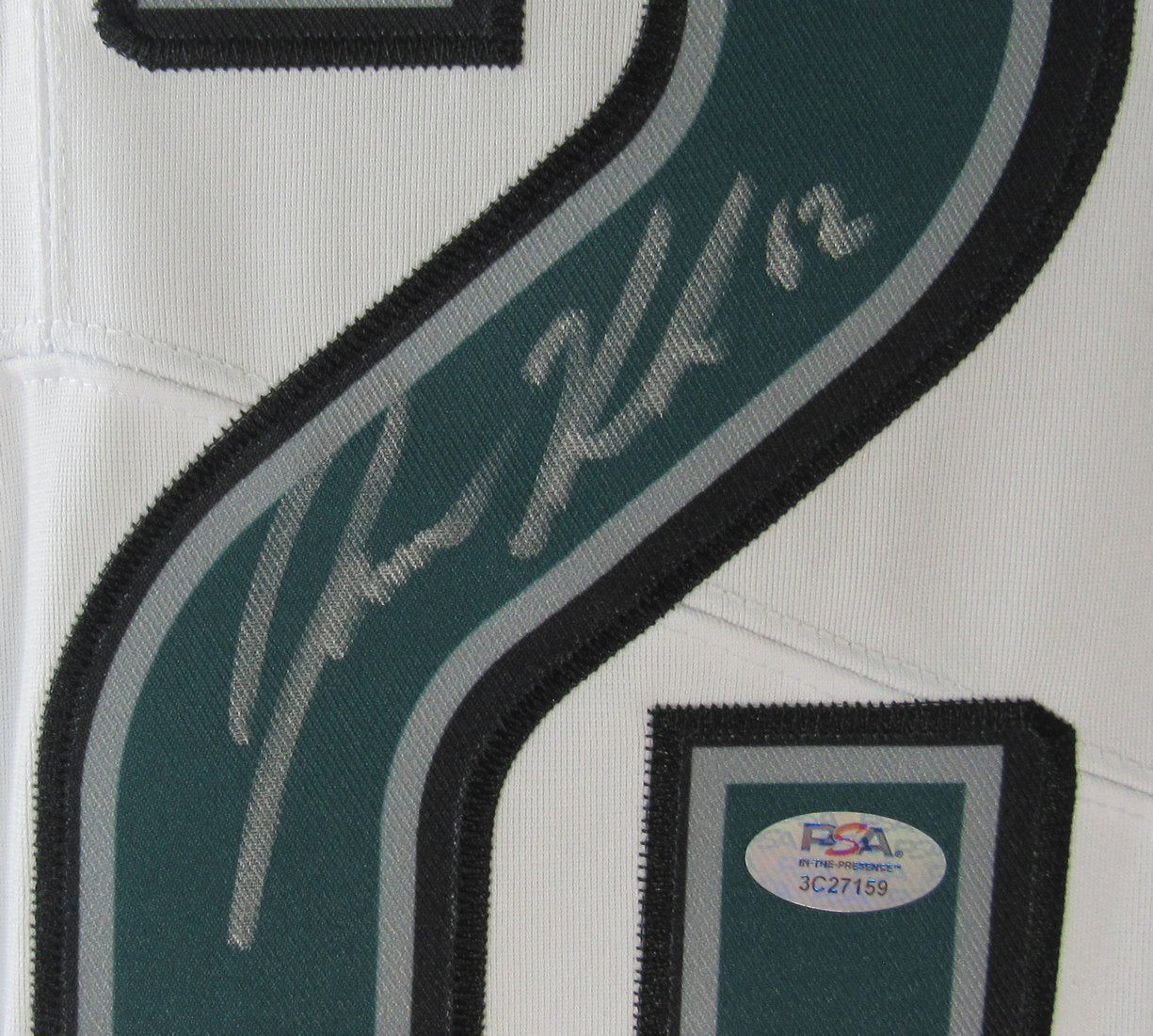 Jason Kelce Signed/Auto White Nike Football Jersey Eagles Size XL PSA/DNA 211012