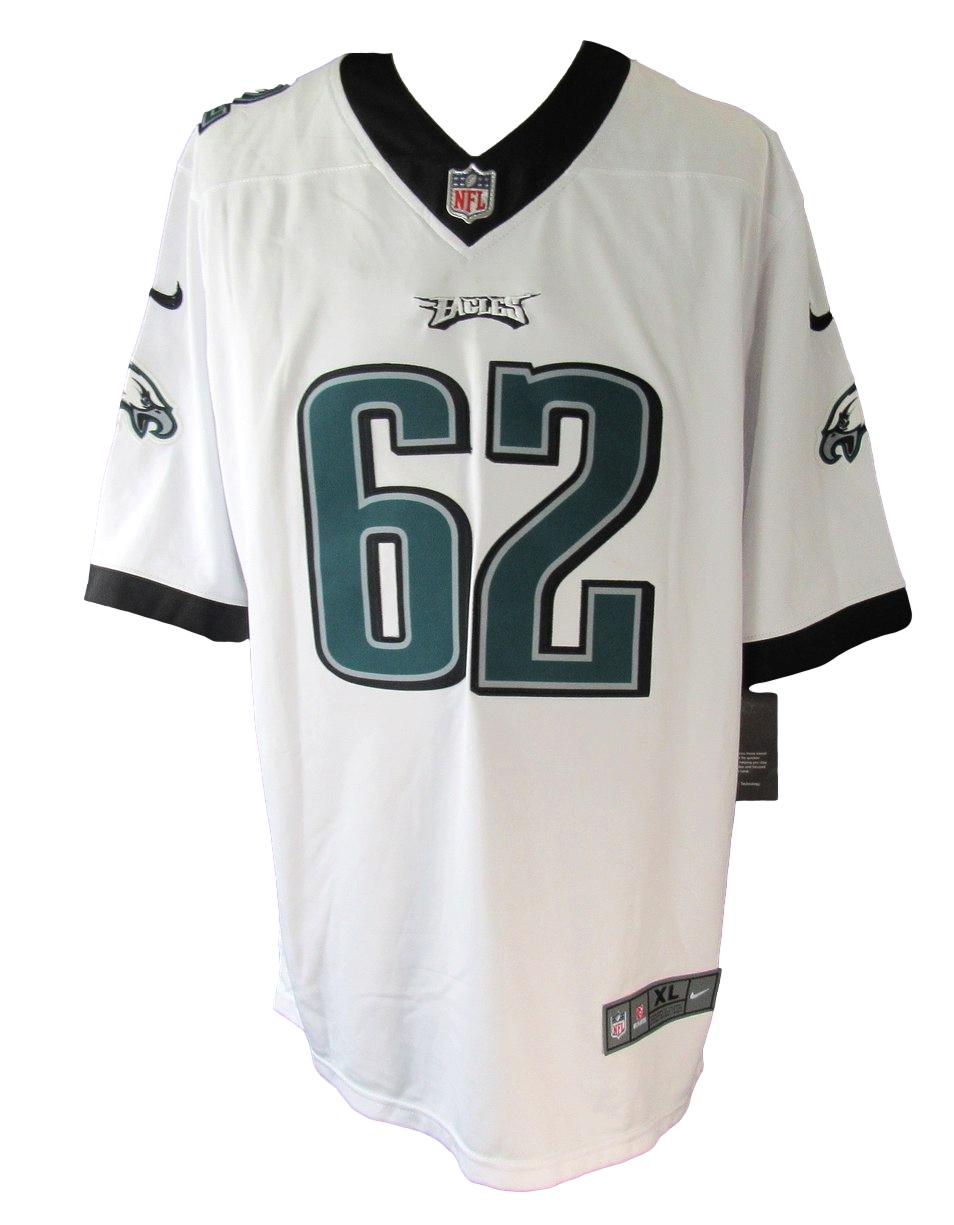 Jason Kelce Signed/Auto White Nike Football Jersey Eagles Size XL PSA/DNA 211013