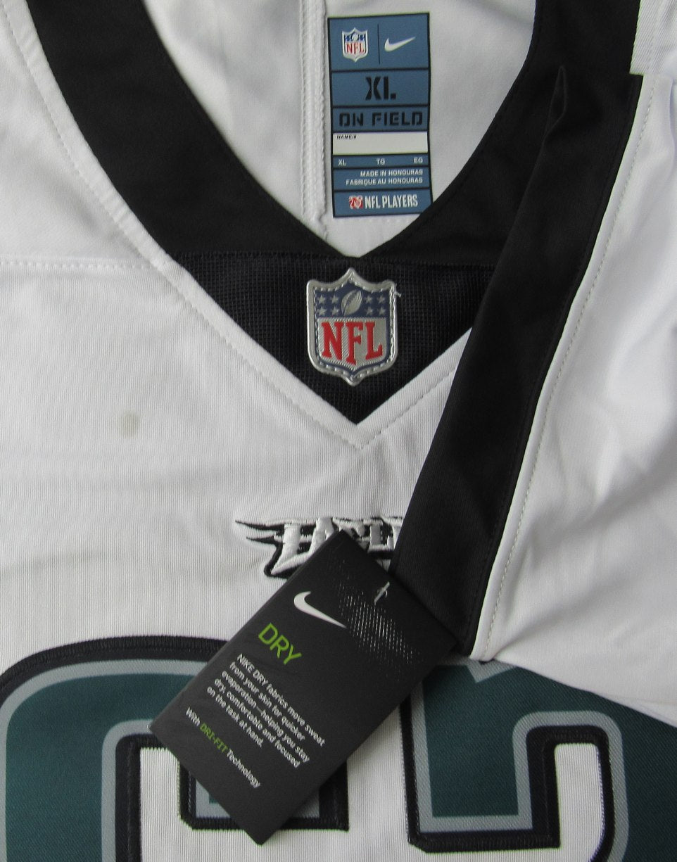 Jason Kelce Signed/Auto White Nike Football Jersey Eagles Size XL PSA/DNA 211014