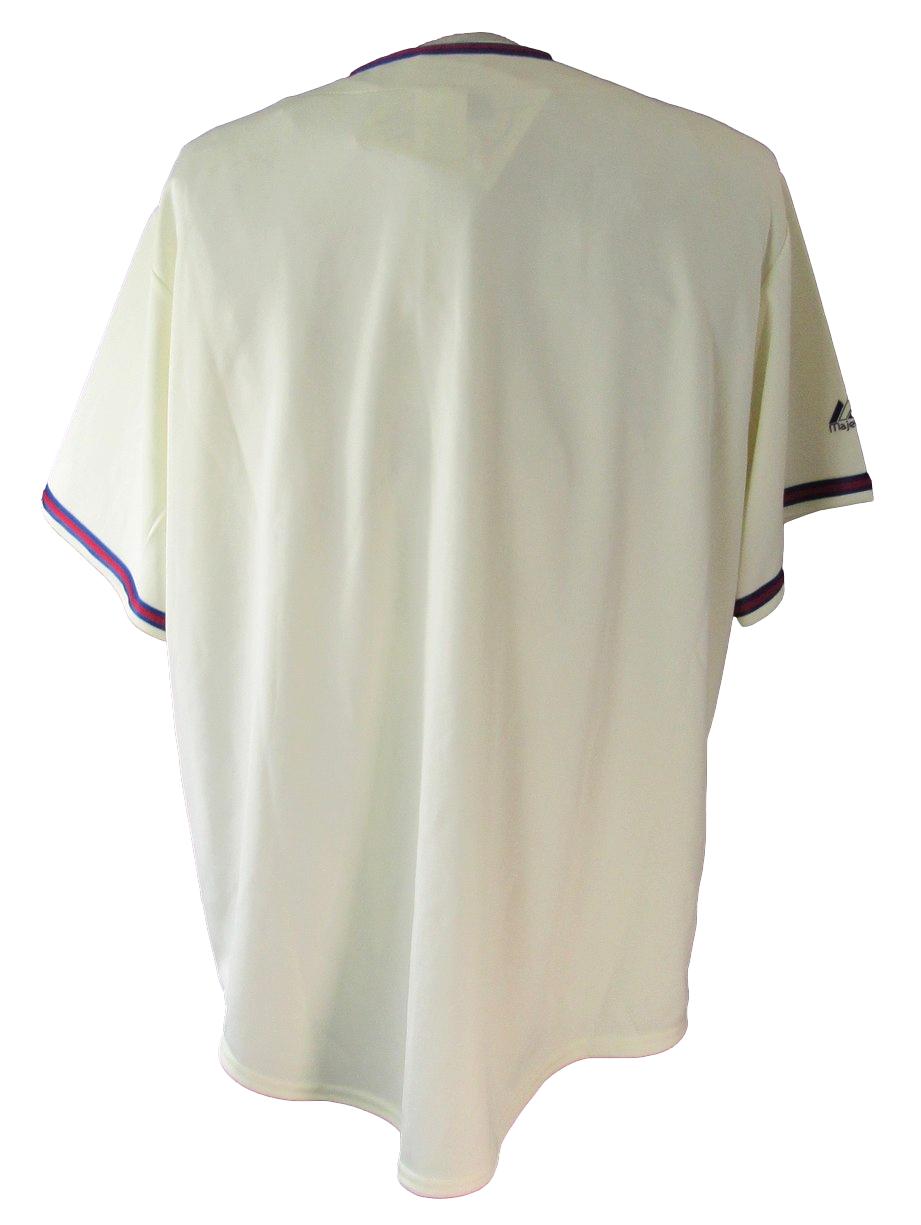 Phillies Cream Majestic Cooperstown Collection Baseball Jersey Size XL   211015