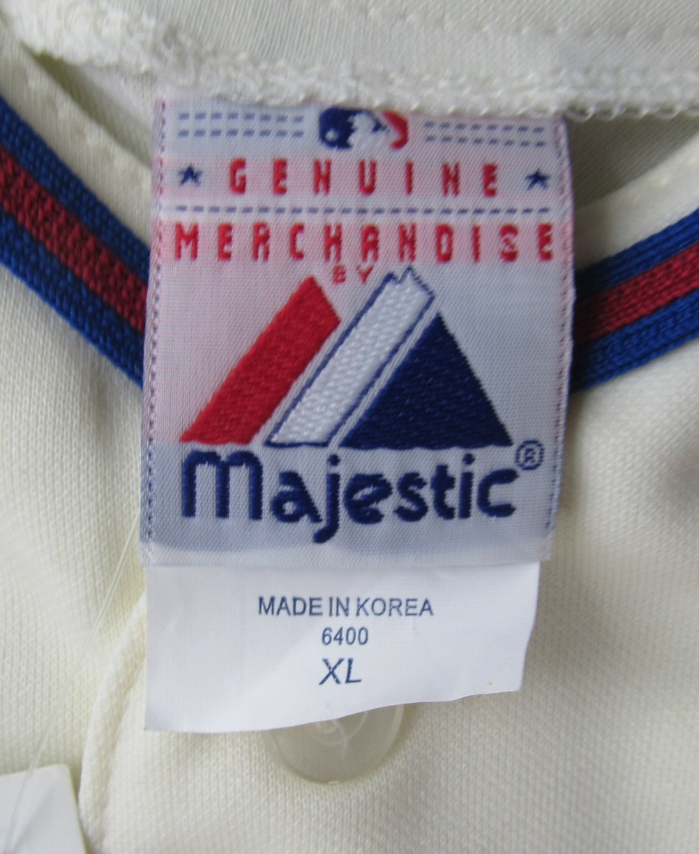 Phillies Cream Majestic Cooperstown Collection Baseball Jersey Size XL   211015