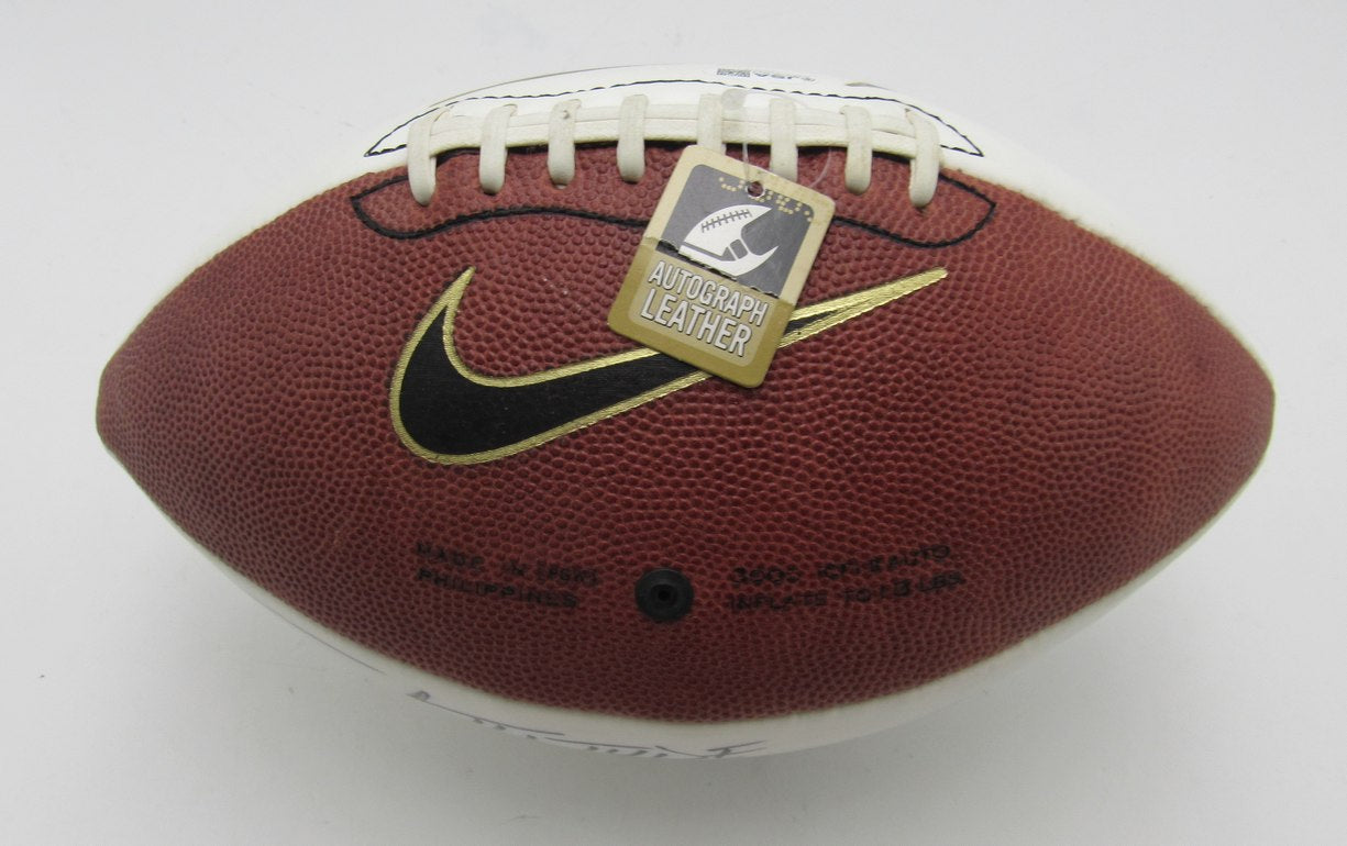 Terrell Owens HOF Signed/Inscribed Brown/White Nike Leather Football JSA 211019