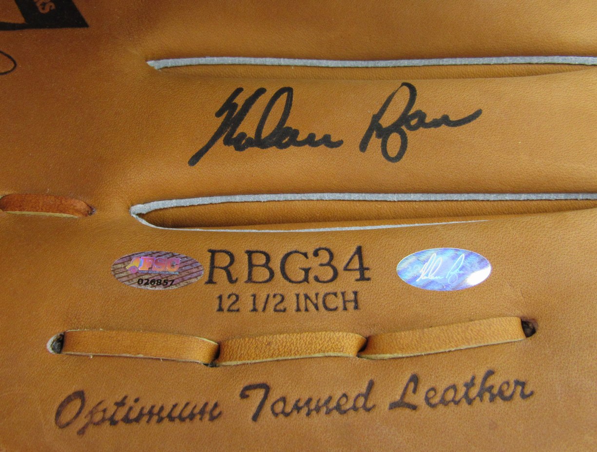 Nolan Ryan HOF Signed/Autographed Rawlings RBG34 Baseball Glove JSA 211027