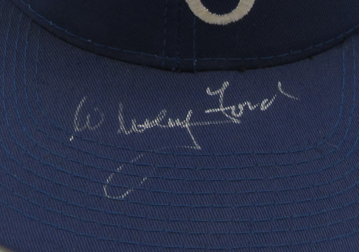 Whitey Ford HOF Signed/Auto MLB Kansas City Royals Blue Baseball Hat JSA 211028
