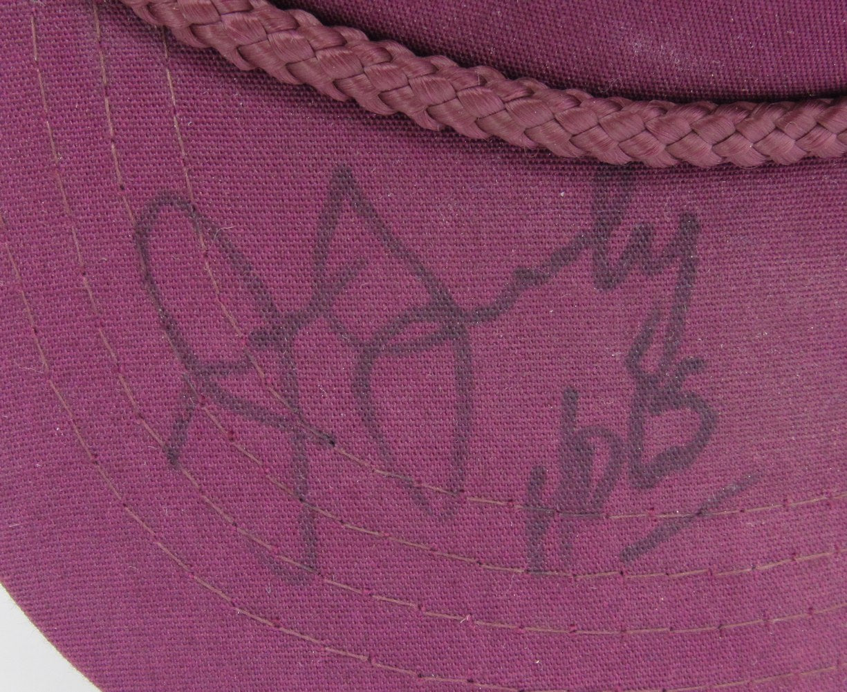 Joe Jacoby Signed/Inscribed Maroon "5 O'Clock Club 91" Golf Hat JSA 211031